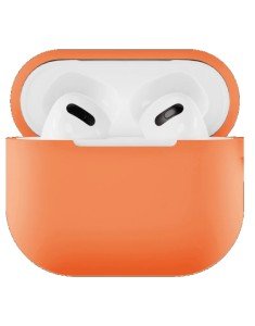 Силиконовый чехол VLP Silicone Case Soft Touch с кольцом для Apple AirPods 3 Orange Силиконовый чехол VLP Silicone Case Soft Touch с кольцом для Apple AirPods 3 Orange