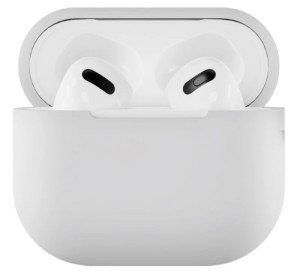 Силиконовый чехол VLP Silicone Case Soft Touch для Apple AirPods 3 White Силиконовый чехол VLP Silicone Case Soft Touch для Apple AirPods 3 White
