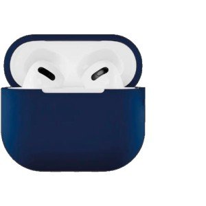 Силиконовый чехол VLP Silicone Case Soft Touch для Apple AirPods 3 Dark Blue Силиконовый чехол VLP Silicone Case Soft Touch для Apple AirPods 3 Dark Blue