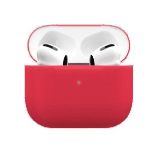 Силиконовый чехол VLP Silicone Case Soft Touch с кольцом для Apple AirPods 3 Red Силиконовый чехол VLP Silicone Case Soft Touch с кольцом для Apple AirPods 3 Red