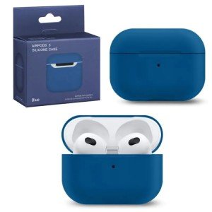 Силиконовый чехол для Apple AirPods 3 Blue Силиконовый чехол для Apple AirPods 3 Blue
