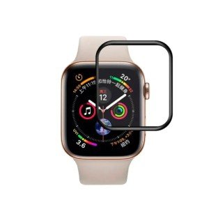 Защитное стекло гибридное LuxCase для Apple Watch 7/8 41mm 3D Black Защитное стекло гибридное LuxCase для Apple Watch 7/8 41mm 3D Black
