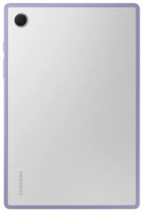 Чехол Samsung Clear Edge Cover для планшета Galaxy Tab A8 (EF-QX200TVEGRU) Прозрачный/фиолетовый