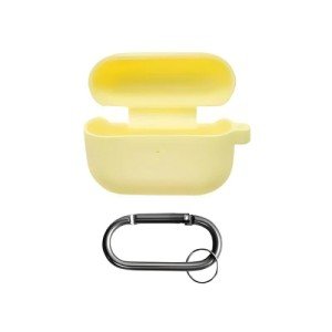 Силиконовый чехол для Apple AirPods Pro с карабином Yellow Силиконовый чехол для Apple AirPods Pro с карабином Yellow