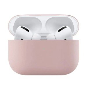Силиконовый чехол для Apple AirPods Pro Pink Sand Силиконовый чехол для Apple AirPods Pro Pink Sand