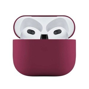 Силиконовый чехол uBear Touch Case для Apple AirPods 3 Dark Purple Силиконовый чехол uBear Touch Case для Apple AirPods 3 Dark Purple