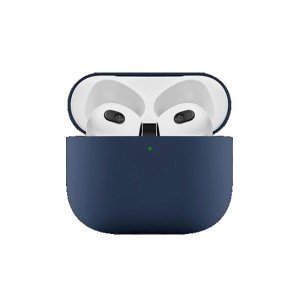 Силиконовый чехол uBear Touch Case для Apple AirPods 3 Dark Blue Силиконовый чехол uBear Touch Case для Apple AirPods 3 Dark Blue