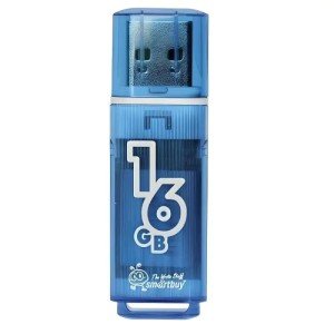 USB Флеш-накопитель Smartbuy Glossy series USB 2.0 16GB Blue (SB16GBGS-B) USB Флеш-накопитель Smartbuy Glossy series USB 2.0 16GB Blue (SB16GBGS-B)
