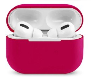 Силиконовый чехол ISA для Apple AirPods Pro Бордовый Силиконовый чехол ISA для Apple AirPods Pro Бордовый