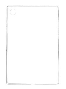 Накладка силикон для планшета Samsung Galaxy Tab A8 Прозрачный Накладка силикон для планшета Samsung Galaxy Tab A8 Прозрачный