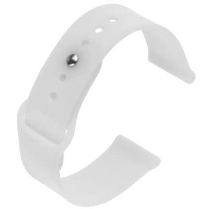 Сменный силиконовый ремешок для Apple Watch 42/44/45/49mm белый Сменный силиконовый ремешок для Apple Watch 42/44/45/49mm белый