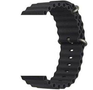 Ремешок для Apple Watch 42/44/45/49mm Ocean Band Black Ремешок для Apple Watch 42/44/45/49mm Ocean Band Black