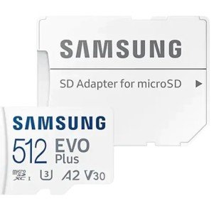 Карта памяти Micro SD Samsung EVO Plus 512GB 130MB/s (MB-MC512KA) + SD adapter Карта памяти Micro SD Samsung EVO Plus 512GB 130MB/s (MB-MC512KA) + SD adapter
