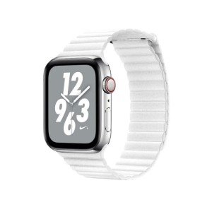 Ремешок из экокожи для Apple Watch 42/44/45/49mm (белый) Ремешок из экокожи для Apple Watch 42/44/45/49mm (белый)