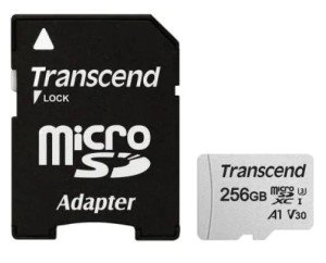 Карта памяти Micro SD Transcend 300S 256GB Class10 100MB/s (TS256GUSD300S-A) + SD adapter Карта памяти Micro SD Transcend 300S 256GB Class10 100MB/s (TS256GUSD300S-A) + SD adapter