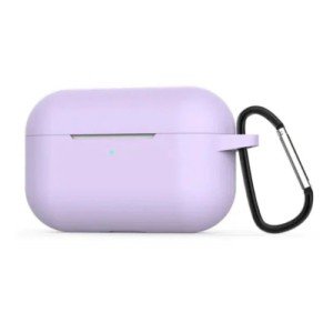 Силиконовый чехол для Apple AirPods Pro 2 с карабином Violet Силиконовый чехол для Apple AirPods Pro 2 с карабином Violet