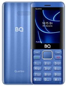 Телефон BQ 2453 Quattro Blue (Синий) Телефон BQ 2453 Quattro Blue (Синий)
