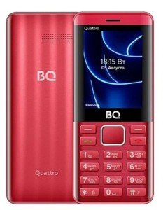 Телефон BQ 2453 Quattro Red (Красный) Телефон BQ 2453 Quattro Red (Красный)