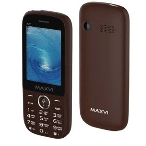Телефон MAXVI K20 Coffe (Коричневый) Телефон MAXVI K20 Coffe (Коричневый)