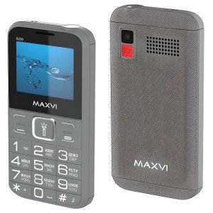Телефон MAXVI B200 Grey (Серый) Телефон MAXVI B200 Grey (Серый)