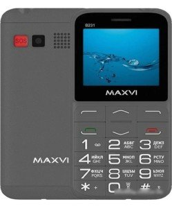 Телефон MAXVI B231 Grey (Серый) Телефон MAXVI B231 Grey (Серый)