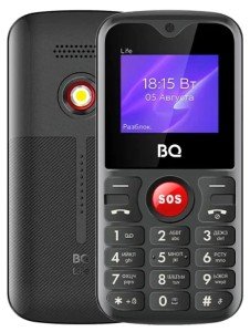 Телефон BQ 1853 Life Black-Red (Черный-Красный) Телефон BQ 1853 Life Black-Red (Черный-Красный)