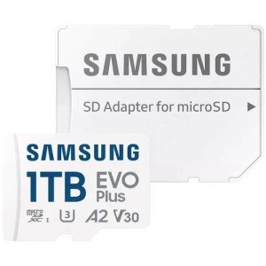 Карта памяти Micro SD Samsung EVO Plus 1TB 160MB/s (MB-MC1T0SA) + SD adapter Карта памяти Micro SD Samsung EVO Plus 1TB 160MB/s (MB-MC1T0SA) + SD adapter