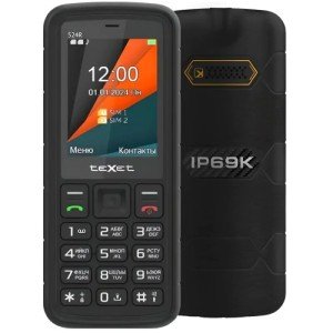 Телефон Texet TM-524R Dual Sim Black (Черный) Телефон Texet TM-524R Dual Sim Black (Черный)