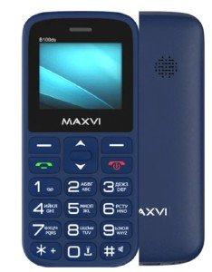 Телефон MAXVI B100 Blue (Синий) Телефон MAXVI B100 Blue (Синий)