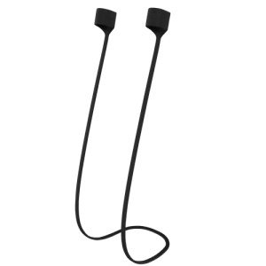 Шнурок силиконовый для Apple AirPods Черный Шнурок силиконовый для Apple AirPods Черный