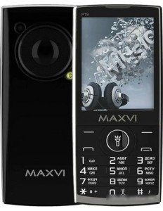 Телефон MAXVI P19 Black (Черный) Телефон MAXVI P19 Black (Черный)