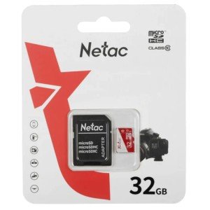 Карта памяти Netac P500 Eco 32GB Class10 (NT02P500ECO-032G-R) + SD adapter Карта памяти Netac P500 Eco 32GB Class10 (NT02P500ECO-032G-R) + SD adapter