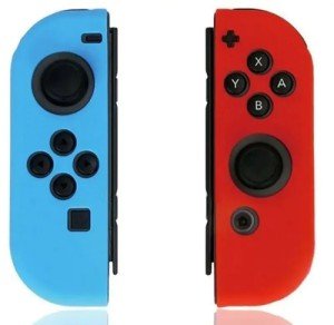 Чехол для Nintendo Switch Joy-Con силиконовый Синий-Красный Чехол для Nintendo Switch Joy-Con силиконовый Синий-Красный