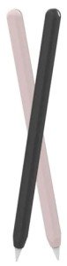 Комплект чехлов Deppa для Apple Pencil 1 силикон,(2шт черный/розовый) арт.47045 Комплект чехлов Deppa для Apple Pencil 1 силикон,(2шт черный/розовый) арт.47045