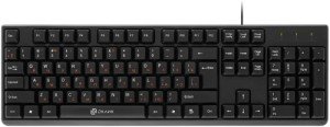 Проводная клавиатура OKLICK 100M HW3 Black (Черный)