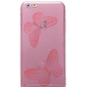 Накладка силикон для iPhone 6 Plus/6S Plus Pink cтразы 6 Накладка силикон для iPhone 6 Plus/6S Plus Pink cтразы 6