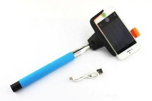 Монопод со встроенной Bluetooth кнопкой Z07-4 Blue Монопод со встроенной Bluetooth кнопкой Z07-4 Blue