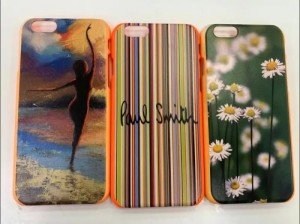 Накладка пластик А.Т. для iPhone 6/6S оранжевая с рисунком Накладка пластик А.Т. для iPhone 6/6S оранжевая с рисунком
