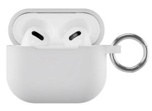 Чехол с карабином VLP Charm Case для AirPods 4, белый (1051121) Чехол с карабином VLP Charm Case для AirPods 4, белый (1051121)