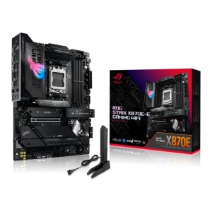Материнская плата ASUS ROG STRIX X870E-E GAMING WIFI (AM5, PCIe 5.0x16,  ASUS Aura Sync)