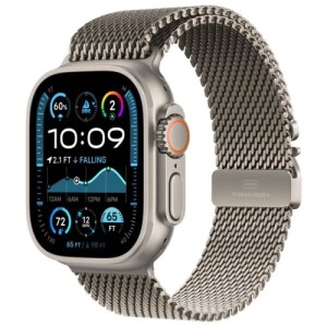 Умные часы Apple Watch Ultra 2 49 мм Titanium Case GPS + Cellular, natural/natural titanium milanese loop, L Умные часы Apple Watch Ultra 2 49 мм Titanium Case GPS + Cellular, natural/natural titanium milanese loop, L