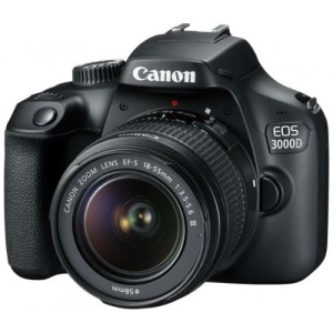 Фотоаппарат Canon EOS 3000D Kit EF-S 18-55mm f/3.5-5.6 III, черный Фотоаппарат Canon EOS 3000D Kit EF-S 18-55mm f/3.5-5.6 III, черный