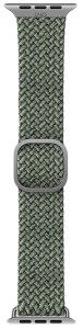 Плетеный ремешок Uniq ASPEN Strap Braided для Apple Watch 44/45/46/49мм, зеленый Плетеный ремешок Uniq ASPEN Strap Braided для Apple Watch 44/45/46/49мм, зеленый