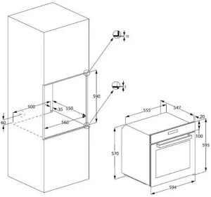 Электрический духовой шкаф Beko BBIS17300BCS