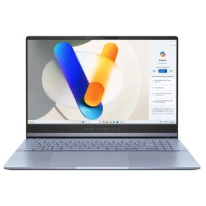 Ноутбук ASUS Vivobook S 15 S5506MA-MA014W, 15.6" (2880x1620) OLED 120 Гц/Intel Core Ultra 5 125H/16 ГБ DDR5/512 ГБ SSD/Intel Arc Graphics/Windows 11 Home, Голубой (90NB14E2-M00350)