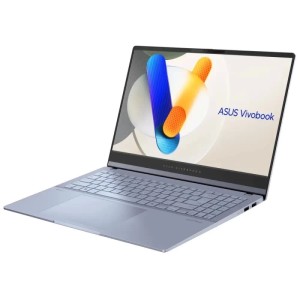 Ноутбук ASUS Vivobook S 15 S5506MA-MA014W, 15.6" (2880x1620) OLED 120 Гц/Intel Core Ultra 5 125H/16 ГБ DDR5/512 ГБ SSD/Intel Arc Graphics/Windows 11 Home, Голубой (90NB14E2-M00350)
