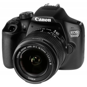 Canon 1300D Kit 18-55mm III, черный