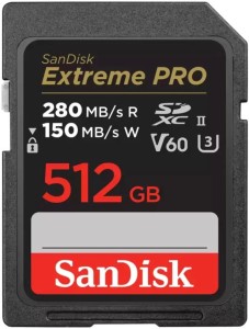 Карта памяти Sandisk 512GB Extreme PRO sdxc UHS-II