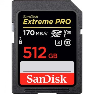 Карта памяти 512GB SanDisk Class 10 Pro V30 UHS-I
