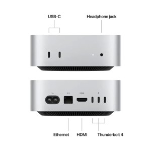 Настольный компьютер Apple Mac mini 2024 M4 Pro (24GB/1TB/Apple graphics 16-core/10GbE) Silver (Z1JV000ME)